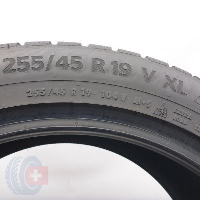 5. Opony 255/45 R19 4x CONTINENTAL 104V XL WinterContact TS870P Zimowe 2024 7,2-7,8mm