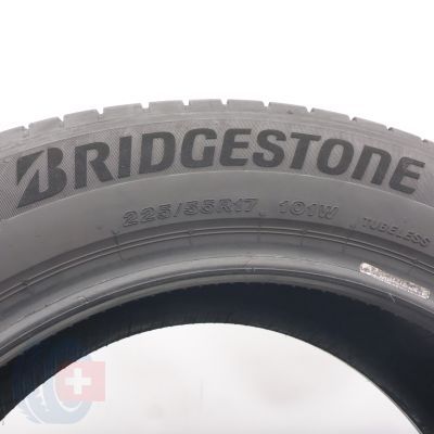 4. Opony 225/55 R17 2x BRIDGESTONE  101W XL Turanza 6 Enliten Letnie 2023 6mm 