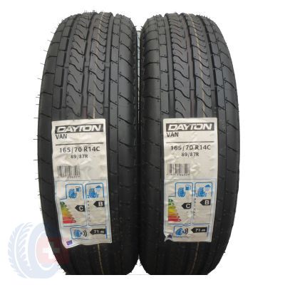 2 x DAYTON 165/70 R14C 89/87R VAN Lato 2018 Jak Nowe