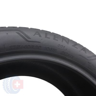 5. 2 x BRIDGESTONE 275/40 R20 106W RFT 5mm Alenza 001 Lato