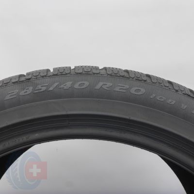5. Opony 285/40 R20 2x PIRELLI 108V XL PZero Winter NF0 Zimowe 2021 6,2mm