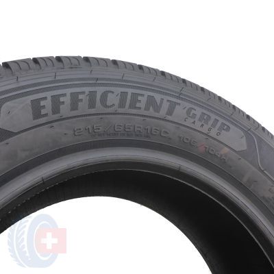 6. 4 x GOODYEAR 215/65 R16C 106/104H EfficientGrip Cargo Lato 2019, 2020 Jak Nowe 8,3-8,8mm