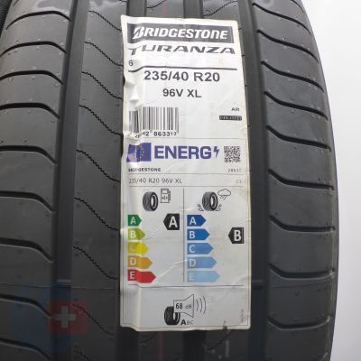3. Opony 235/40 R20 4x BRIDGESTONE 96V XL Turanza 6 Letnie 2023