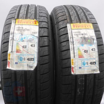 3. Opony 195/65 R16C 4x PIRELLI 100/98T Carrier Letnie 2020 Jak Nieużywane 