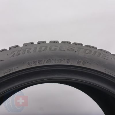 6. Opony 255/40 R18 4x BRIDGESTONE 99V XL Blizzak LM001 Zimowe 2016 6,2-7mm