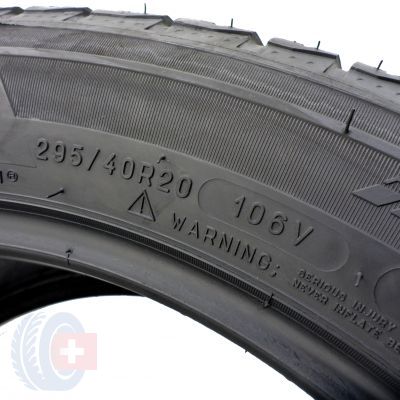 7. 2x MICHELIN 295/40 R20 Latitude Alpin LA2 106V N0 5.2-6mm Zima