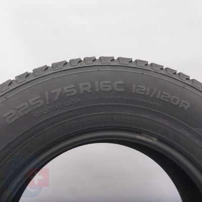 6. Opony 225/75 R16C 2x NOKIAN 121/120R Hakkapeliitta C3 Zimowe 2017 7,5-7,8mm