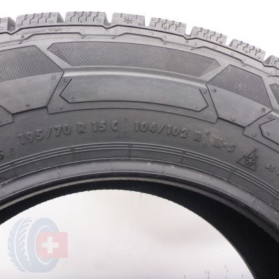 7. Opony 195/70 R15C 4x CONTINENTAL 104/102R VanContact Winter Zimowe 2022  
