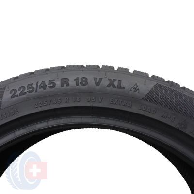 5. 2 x CONTINENTAL 225/45 R18 95V XL WinterContact TS850P Zima 2016 5-6mm