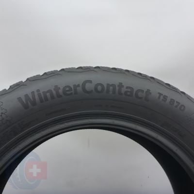 7. Opony 205/55 R16 2x CONTINENTAL 91H WinterContact TS870 Zimowe 2022 6,8mm