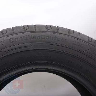 5. Opony 235/65 R16C 2x CONTINENTAL 115/113R ContiVan Contact 200 Letnie 2018/19 8,6-8,5mm 