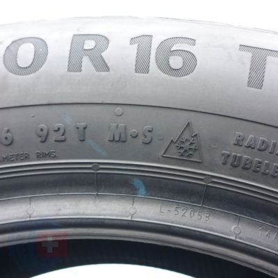 2. Opony 205/60 R16 2x CONTINENTAL 92T WinterContact Ts870 Zimowe 2021, 2024 6,8-7,2mm