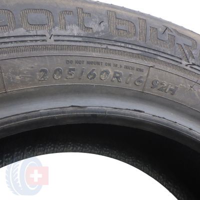 5. 2 x DUNLOP 205/60 R16 92H Sport bluResponse Lato 2015 Jak Nowe