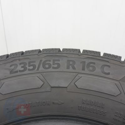 5. Opony 235/65 R16C 2x CONTINENTAL 121/119R VanContact Winter Zimowe 2023, 2024 6,8-7,2mm