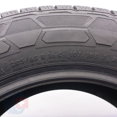 6. Opony 205/65 R16C 2x CONTINENTAL 107/105T VanContact Winter Zimowe 2023 9,2-9,5mm