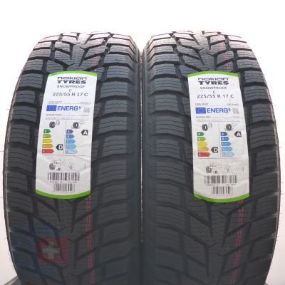 Opony 225/55 R17C 2x NOKIAN 109/107T SnowProof C Zimowe 2025 