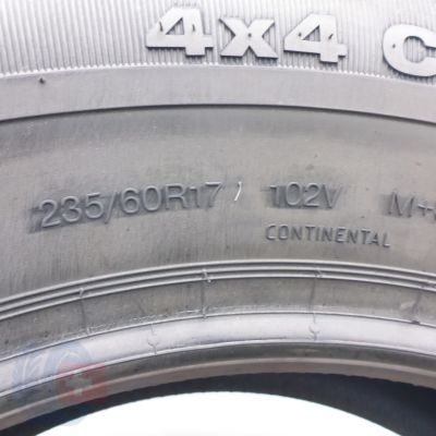 7. Opony 235/60 R17 4x CONTINENTAL 102V 4x4 Contact M0 M+A Letnie 2022 