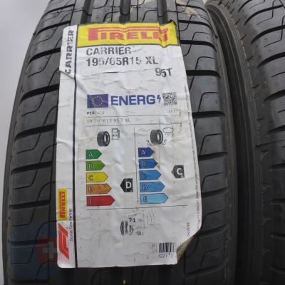 2. Opony 195/65 R15 2x PIRELLI 95T XL Carrier Letnie 2022 Nieużywane