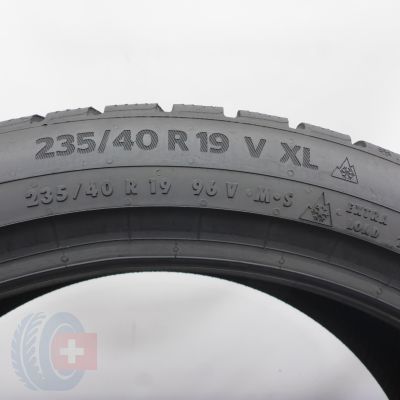 6. Opony 235/40 R19 4x CONTINENTAL 96V XL WinterContact TS 870 P Zimowe 2024 8-7,2mm