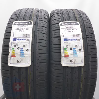 3. Opony 215/60 R16 4x CONTINENTAL 95V EcoContact 6 SEAL Letnie 2023