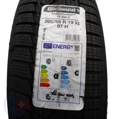 3. Opona 205/55 R19 1x CONTINENTAL 97H XL WinterContact TS850P Zimowa 2021 Jak Nowa Nieużywana
