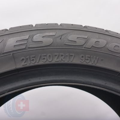 5. Opony 215/50 R17 2x TOYO 95W XL Proxes Sport Letnie 2018 6,8-7mm