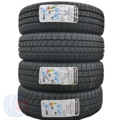 Opony 175/65 R14C 4x CONTINENTAL 90/88T VanContact Winter Zimowe 2018/21 Jak Nowe Nieużywane