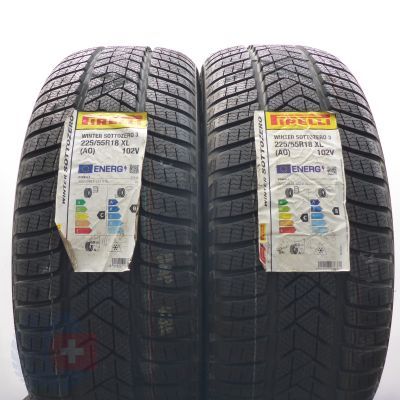 4. Opony 225/55 R18 4x PIRELLI 102V XL Winter Sottozero 3 A0 Zimowe 2021 