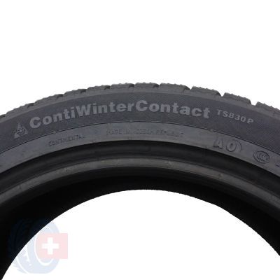 7. Opony 235/45 R19 4x CONTINENTAL 99V XL ContiWinterContact TS830P AO zimowe 7-8mm 2018 Jak Nowe