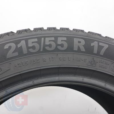 4. Opony 215/55 R17 2x SEMPERIT 98V XL Speed-Grip 5 Zimowe 2024, 2025 7mm
