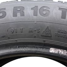 2. Opony 205/55 R16 2x CONTINENTAL 91T ContiWinterContact TS850 zimowe 6,5-7,2mm 2015