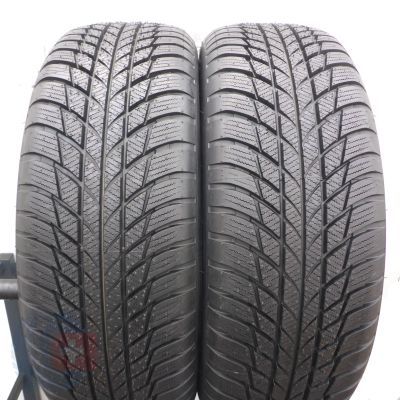 3. Opony 205/65 R16 2x BRIDGESTONE 95H Blizzak LM001 BMW Zimowe 2018 Nieużywane 