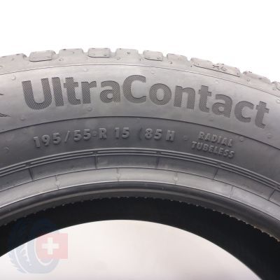 5. Opony 195/55 R15 2x CONTINENTAL 85H UltraContact Letnie 2022 