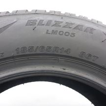 6. Opony 185/65 R14 4x BRIDGESTONE 86T XL Blizzak Lm005 Zimowe 2022 7-7,6mm