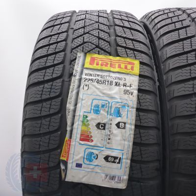 2. Opony 225/45 R18 2x PIRELLI 95V XL Winter Sottozero 3 RFT BMW Zimowe 2020 