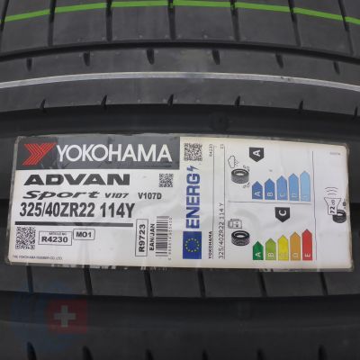 3. Opony 325/40 ZR22 2x YOKOHAMA 114Y XL Advan Sport V107 M01 Letnie 2023