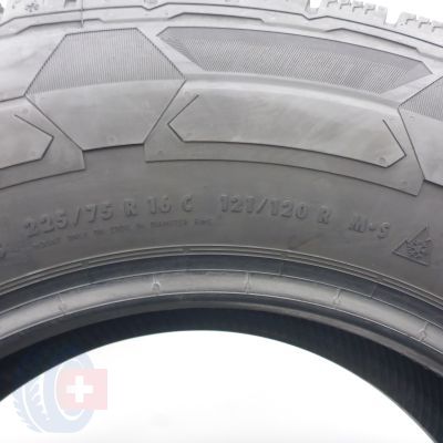 6. Opony 225/75 R16C 2x CONTINENTAL 121/120R VanContact Winter Zimowe 2024 7,5-8mm 