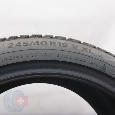 7. Opony 245/40 R19 4x CONTINENTAL 98V XL WinterContact TS860S Zimowe 2023 6,5mm