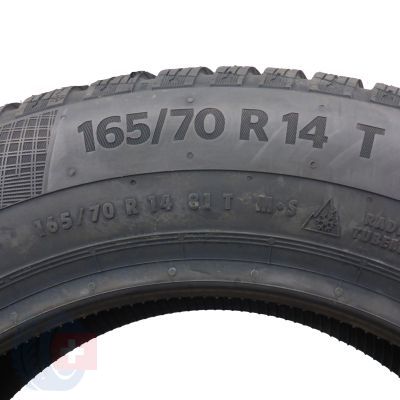 5. 2 x CONTINENTAL 165/70 R14 81T WinterContact TS860 Zima 2020 Jak Nowe