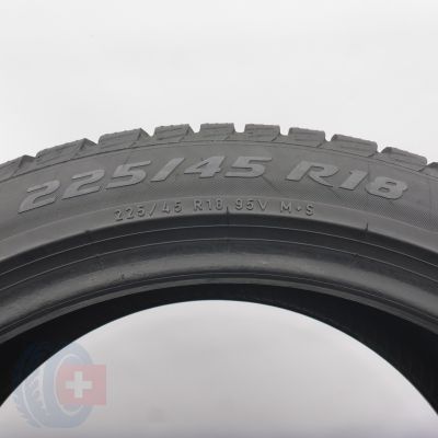 5. Opony 225/45 R18 2x PIRELLI 95V XL Sottozero 3 Winter Zimowe 2018 6,2mm