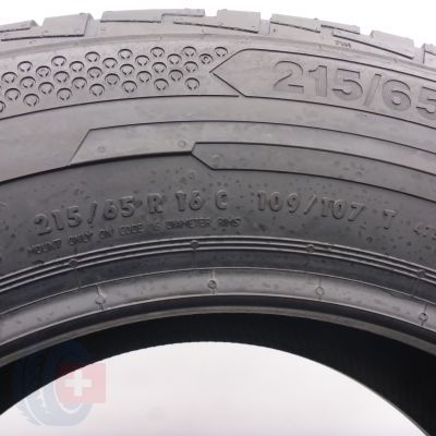 7. Opony 215/65 R16C 4x CONTINENTAL 109/107T ContiVanContact 100 Letnie 2020 9-9,2mm