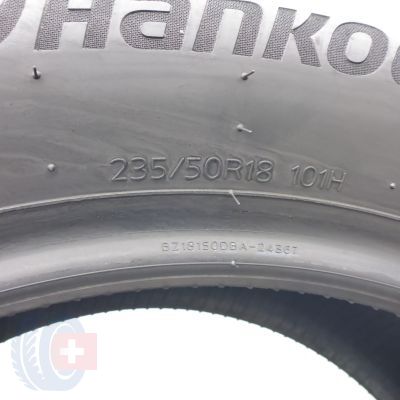 5. Opony 235/50 R18 4x HANKOOK 101H XL Ventus evo SUV K137A Letnie 2025 5,8-6mm