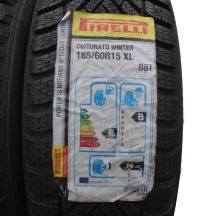 2.  2 x PIRELLI 185/60 R15 88T XL Cinturato Winter Zima 2019 Nieużywane 