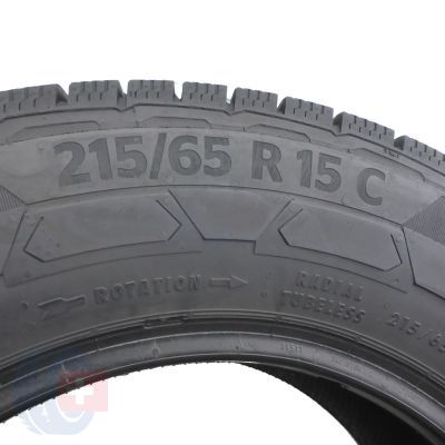 4. 2 x CONTINENTAL 215/65 R15C 104/102T VanContact Winter Zima 2018 7,2 ; 9,2mm