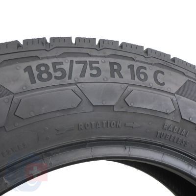 4. 2 x CONTINENTAL 185/75 R16C 104/102R VanContact Winter Zima 2015, 2019 8,5-9mm