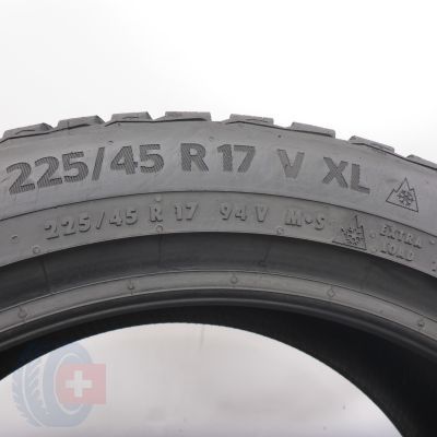 3. Opona 225/45 R17 1x CONTINENTAL 94V XL WinterContact TS870 Zimowa 2024 8mm