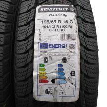 3. Opony 195/65 R16C 2x SEMPERIT 104/102R Van-Grip 3 Zimowe 2021 