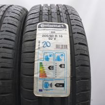 3. Opony 205/60 R16 2x CONTINENTAL 92V ContiPremiumContact 5 RFT BMW Letnie 2020 