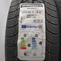 4. Opony 215/60 R16C 2x SEMPERIT 103/101T Van-Grip3 Zimowe 2023 Nieużywane
