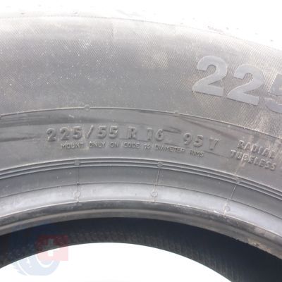 3. Opona 225/55 R16 1x CONTINENTAL 95Y ContiEcoContact5 Letnia 2022 Nieużywana